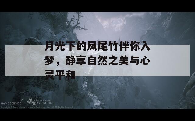 月光下的凤尾竹伴你入梦，静享自然之美与心灵平和