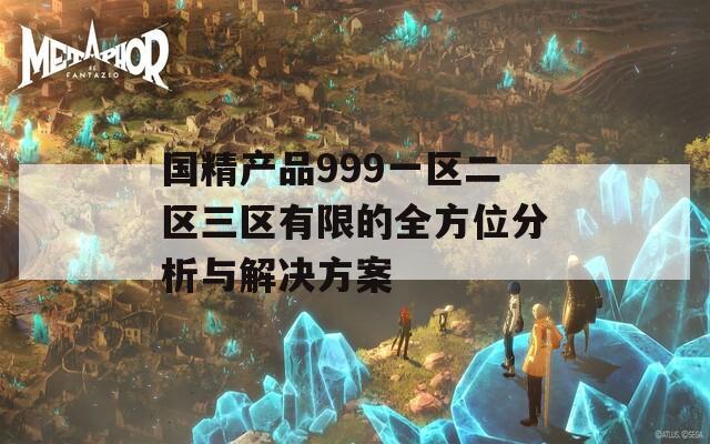 国精产品999一区二区三区有限的全方位分析与解决方案