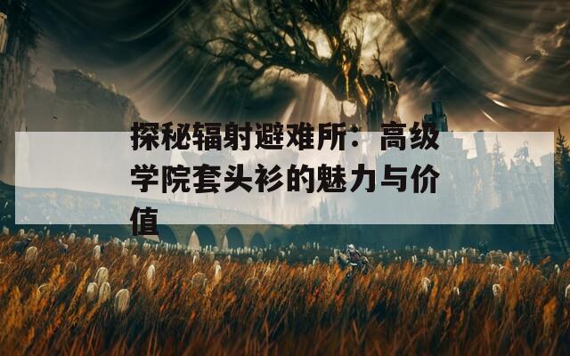 探秘辐射避难所：高级学院套头衫的魅力与价值