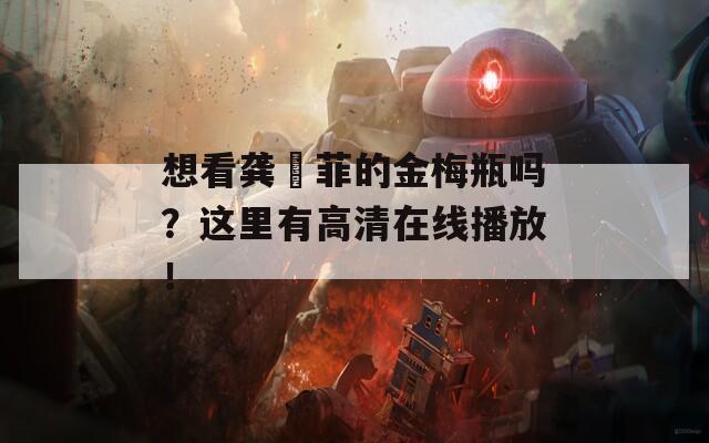 想看龚玥菲的金梅瓶吗？这里有高清在线播放！