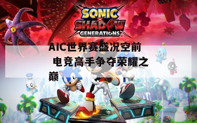 AIC世界赛盛况空前 电竞高手争夺荣耀之巅