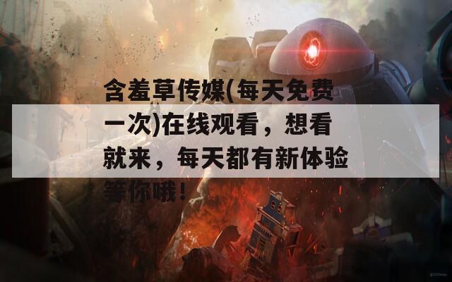 含羞草传媒(每天免费一次)在线观看，想看就来，每天都有新体验等你哦！