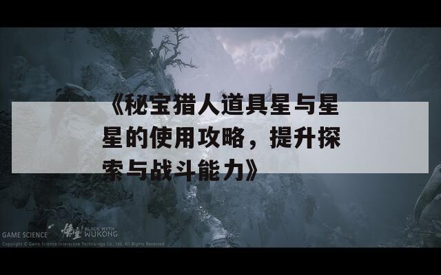 《秘宝猎人道具星与星星的使用攻略，提升探索与战斗能力》