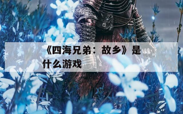 《四海兄弟：故乡》是什么游戏