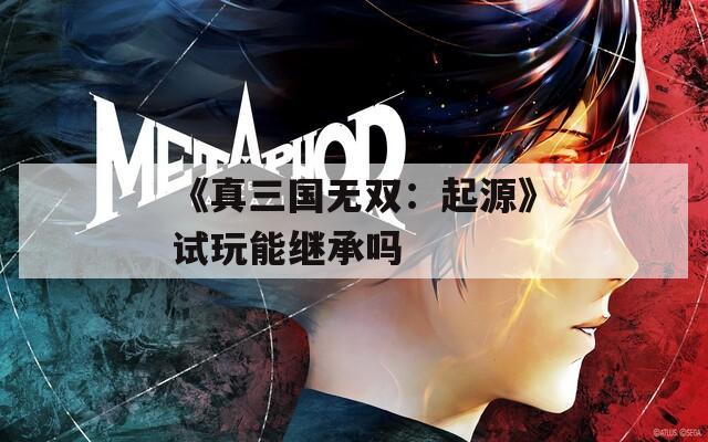 《真三国无双：起源》试玩能继承吗
