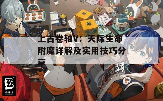 上古卷轴V：天际生命附魔详解及实用技巧分享