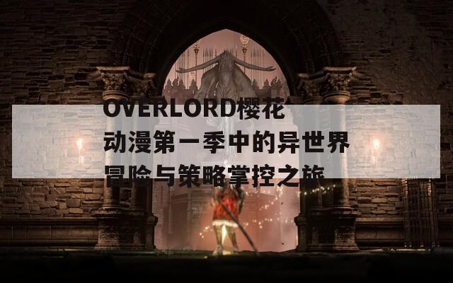 OVERLORD樱花动漫第一季中的异世界冒险与策略掌控之旅
