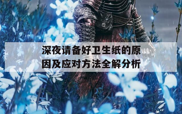 深夜请备好卫生纸的原因及应对方法全解分析