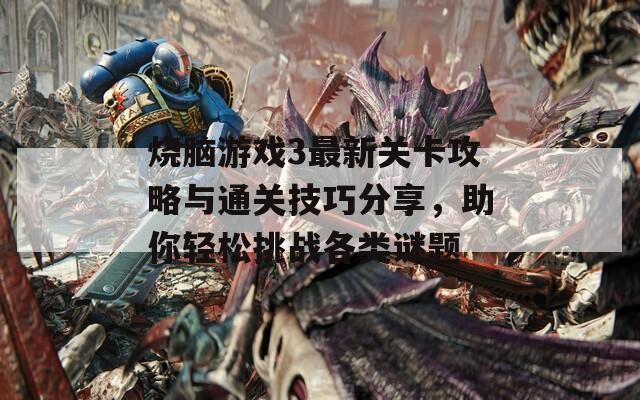 烧脑游戏3最新关卡攻略与通关技巧分享，助你轻松挑战各类谜题