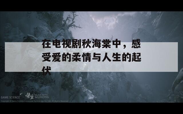 在电视剧秋海棠中，感受爱的柔情与人生的起伏