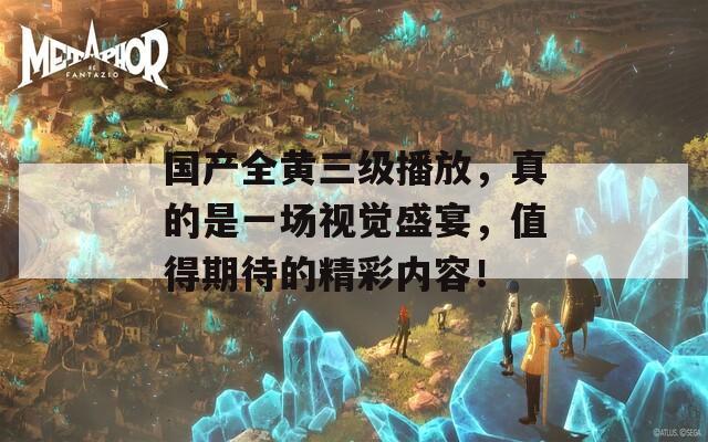 国产全黄三级播放，真的是一场视觉盛宴，值得期待的精彩内容！