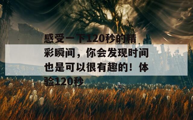 感受一下120秒的精彩瞬间，你会发现时间也是可以很有趣的！体验120秒