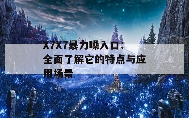 X7X7暴力噪入口：全面了解它的特点与应用场景