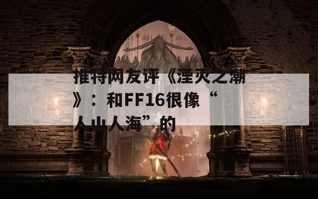 推特网友评《湮灭之潮》：和FF16很像“人山人海”的