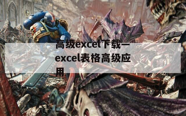 高级excel下载—excel表格高级应用